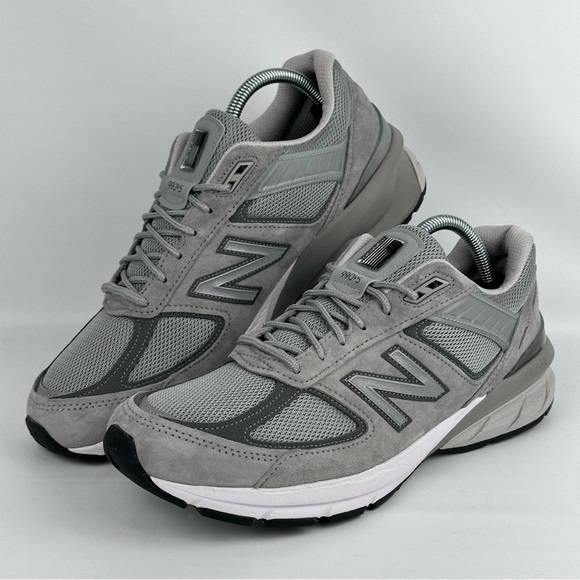 New Balance Shoes - New Balance 990v5 Running Shoes Sneakers Grey Castlerock W990GL5 Women’s 12 (2A)